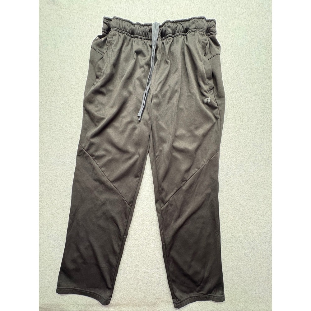 Russell Athletic Mens XL Trng Sweatpants Rich Black RM19332 Performance Pants